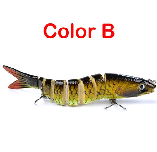Multi-Jointed Pike Fishing Lure – Hard Bait (13.28cm, 19g)