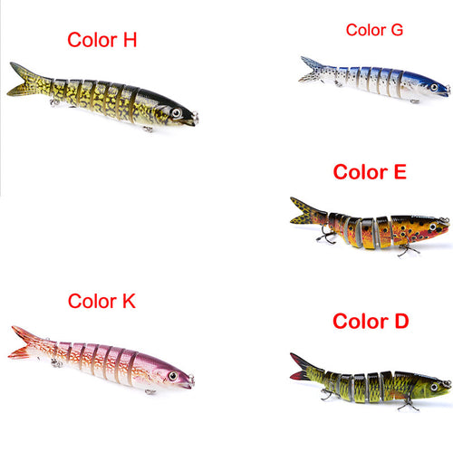 Multi-Jointed Pike Fishing Lure – Hard Bait (13.28cm, 19g)