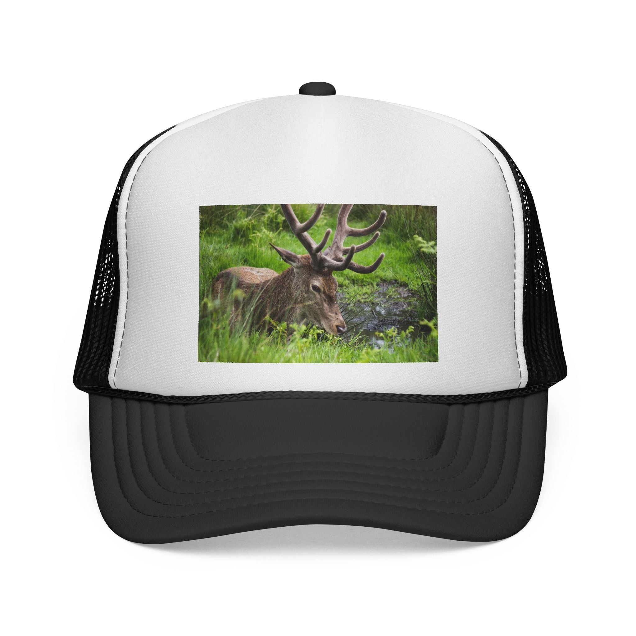 Elk Meadow Trucker Hat — Wildlife Photography Mesh Cap