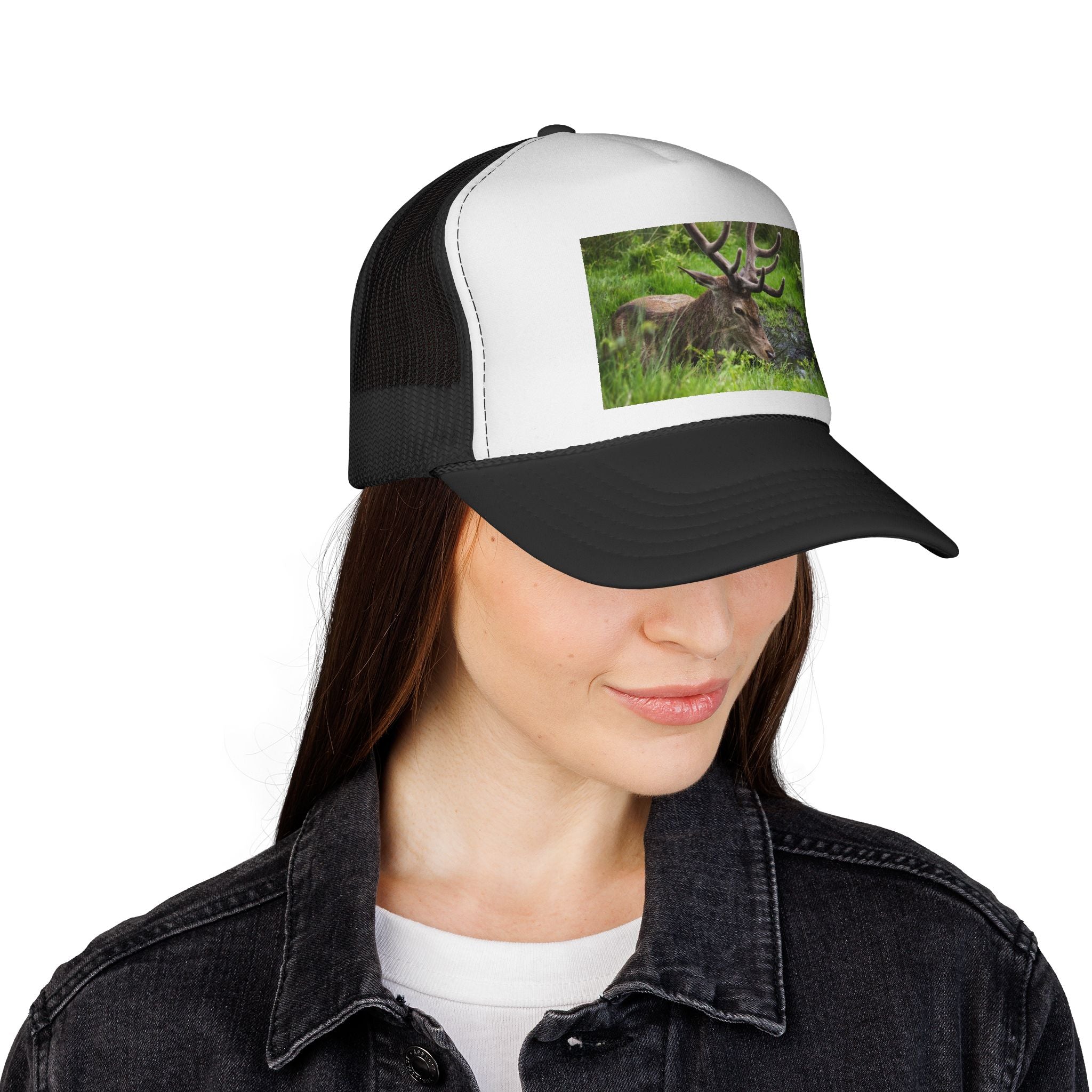 Elk Meadow Trucker Hat — Wildlife Photography Mesh Cap