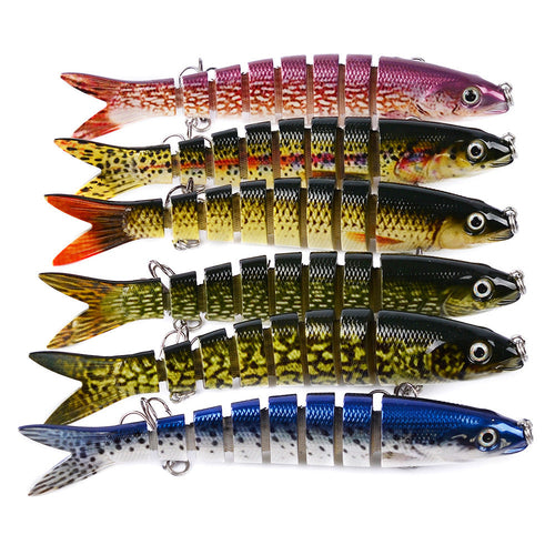 Multi-Jointed Pike Fishing Lure – Hard Bait (13.28cm, 19g)