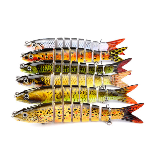 Multi-Jointed Pike Fishing Lure – Hard Bait (13.28cm, 19g)