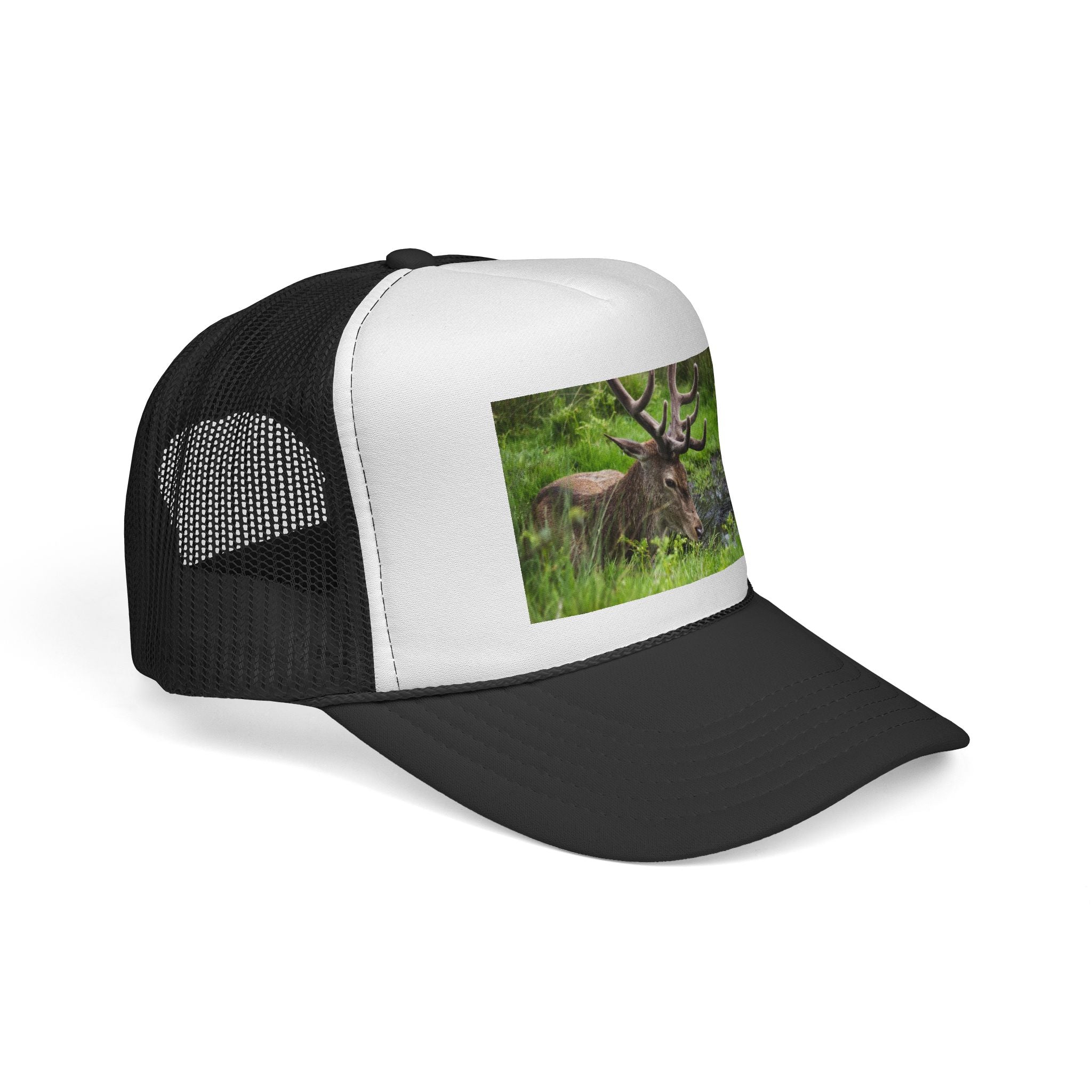 Elk Meadow Trucker Hat — Wildlife Photography Mesh Cap