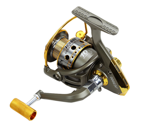 10-Axis Metal Fishing Reel with Metal Handle