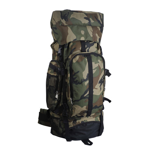 Camouflage 30" Water-Resistant Hiking & Camping Backpack