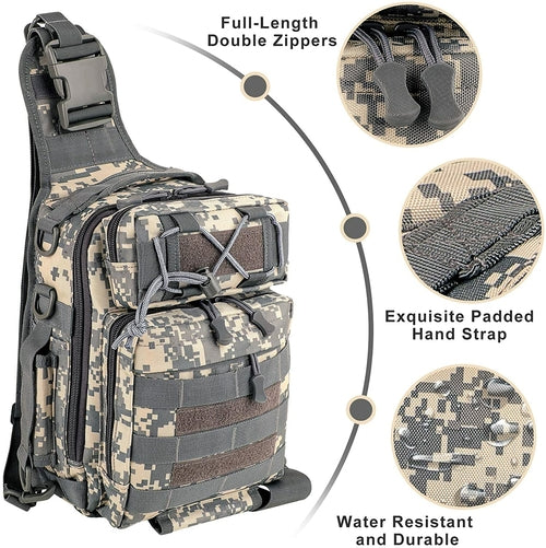 LUXHMOX Waterproof Fishing Tackle Backpack