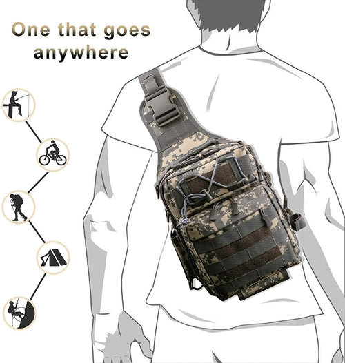 LUXHMOX Waterproof Fishing Tackle Backpack