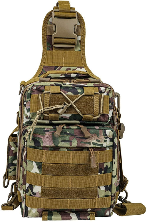 LUXHMOX Waterproof Fishing Tackle Backpack
