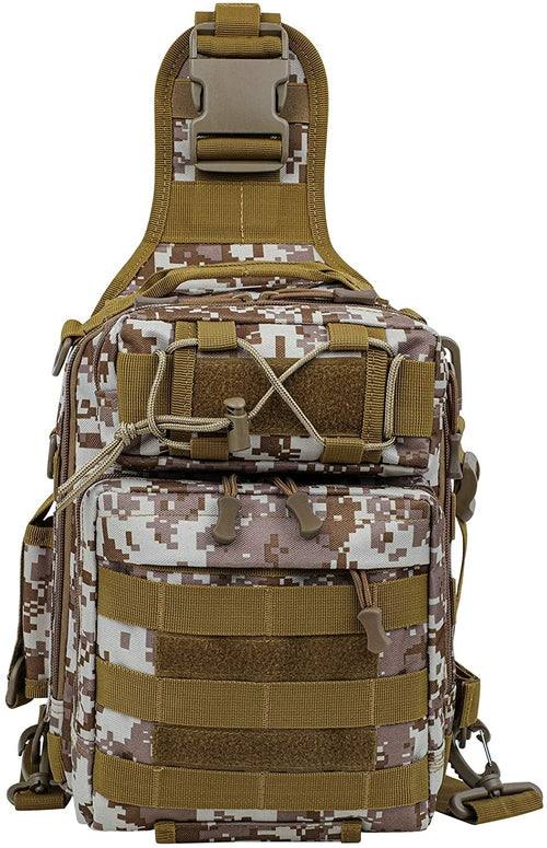 LUXHMOX Waterproof Fishing Tackle Backpack