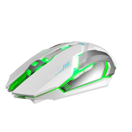 Ninja Dragon Stealth 7 Wireless Silent Gaming Mouse – LED Backlit, Rechargeable, 1600 DPI