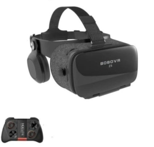 Dragon VR Headset with Bluetooth Controller – 3D Stereo Gaming, 120° FOV, Fits 4.7"–6.0" Phones