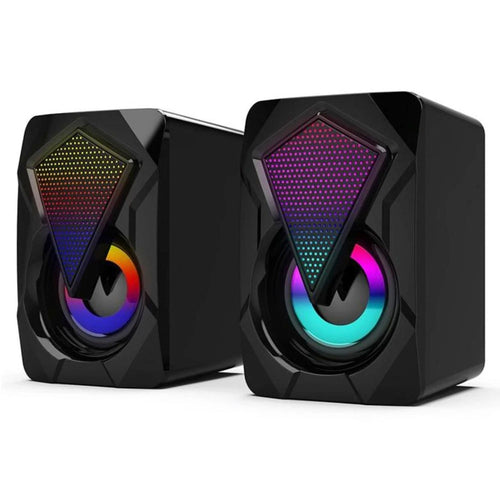 Dragon RGB Computer Gaming Speakers – Powerful Bass, Breathing LED, USB Powered