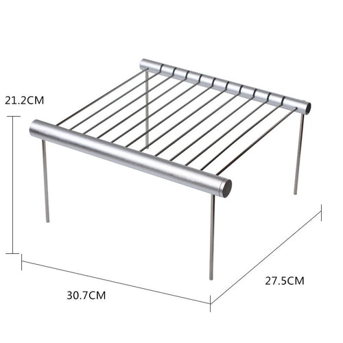 Grilliput Portable Camping Grill – Stainless Steel