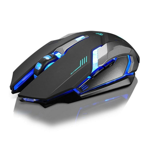 Ninja Dragon Stealth 7 Wireless Silent Gaming Mouse – LED Backlit, Rechargeable, 1600 DPI