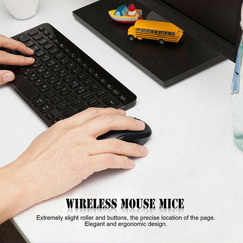 Wireless Mini Optical Mouse – 3-Mode DPI (800/1000/1200), 10m Range, Energy-Saving