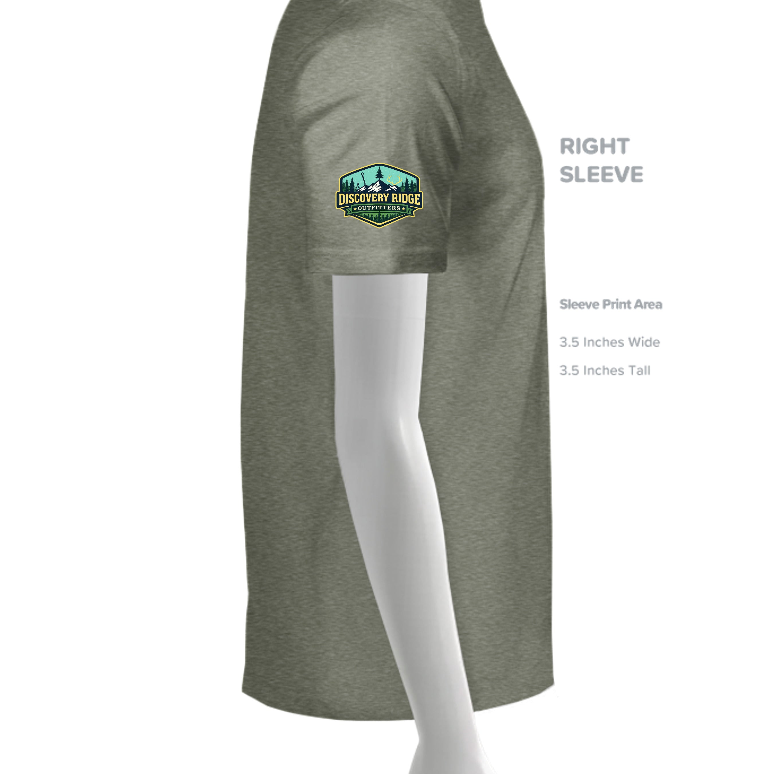Military Green Triblend - 3413C - SLEEVE_RIGHT