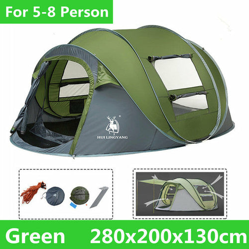 4–5 Person Automatic Pop-Up Camping Tent
